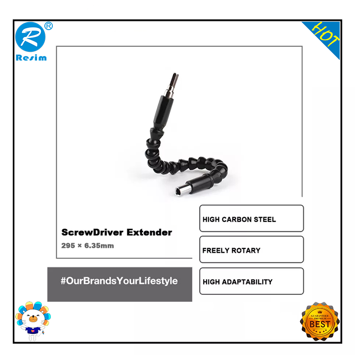 Resim Snake Drill Bit ScrewDriver Extender Universal Snake Flexible