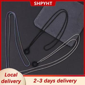 [COD] SHPYHT Local delivery Ship within 24 hours Anti-Lost Pen Lanyard Anti-drop Portable Metal Chain Necklace Lanyard Metal Lanyard Sling Snake Bone Chain With Rubble Ring