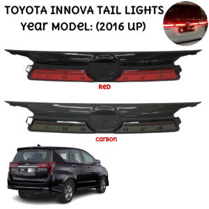 CPA TOYOTA INNOVA 2016+ TRUNK LID PLATE COVER BAR BRAKE LIGHT GARNISH LED