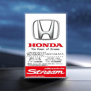 1PCS Creative Car Window Glass Static Adhesive Tape Bumper Decal Sticker Car Front Glass Stickers for Honda City Accord CR-V Jazz Brio Bezal Odyssey Fit BRZ Element Pilot Wagovan