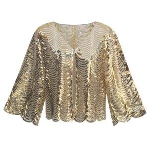 Sequined Mesh Shawl Shimmering Stole For Lady Formal Occasion And Evening Party Cheongsam Dress Shawl Wrap Daily Use