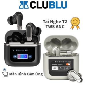 -CLUBLU- Tai Nghe Bluetooth Màn Hình Cảm Ứng LED TWS Nhét Tai Chống Ồn Chủ Động Kông Dây Cao Cấp