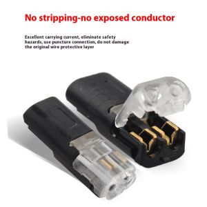 KS หัวต่อสาย LED พร้อมตัวล็อคเพื่อติดตั้งอย่างรวดเร็วและใช้งานง่าย