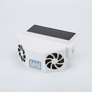 Car Exhaust Fan Solar Car Ventilator Fan Auto Air Circulator Reduces Heat Eliminates Bad Odor Car Window Cooler