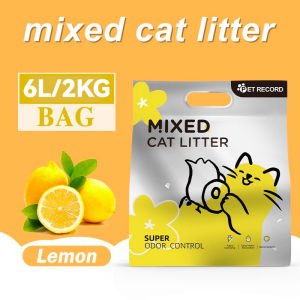 10KG/30L Mixed Cat Litter Sand Bentonite Cat Litter Deodorized Cat Litter Quickly Absorbs Water and Reduces Dust