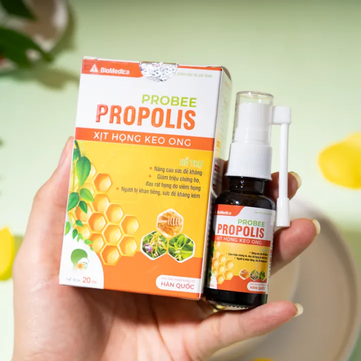 Keo Ong Xanh Hàn Quốc Phúc Khang PROBEE 20ml - xịt họng tăng đề kháng, trị ho, kháng viêm