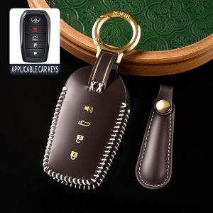 TOYOTA Hilux Fortuner GR Sport 2022 - 2024 Keyless Remote Leather Key Cover Case Accessories