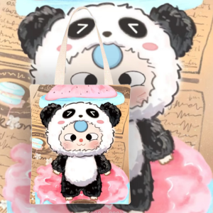 Túi vải nữ canvas BabyThree nhiều mẫu con vật đáng yêu cỡ vừa đi chơi học thêm du lịch hottrend rẻ