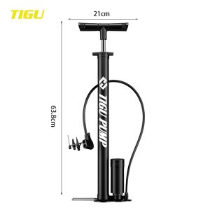 TIGU High Pressure Air Pump 160PSI With Gauge Bike Motorcycle Pump for Bike/Motorcycle/MTB/Car