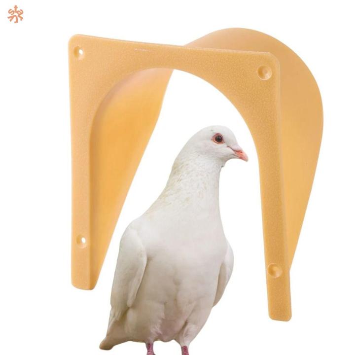 STARRY 3Pcs Rounded Corner Pigeon Door Plastic Barrier Free Pigeon ...