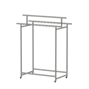 ท่อ38หนาพิเสษ ราวตากผ้า ราวตากผ้าท่อเหล็ก ยืดไสลด์ได้ พับเก็บได้ เคลื่อนไหว ประกอบง่าย กว้าง 115-200ซม