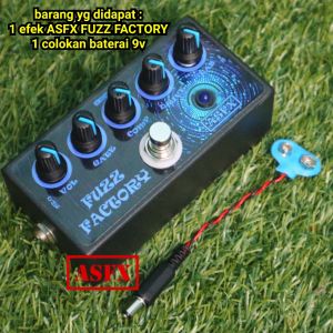 Efek gitar Fuzz Factory murah ASFX AS Effect cocok untuk para penggemar muse guitar pedal zvex