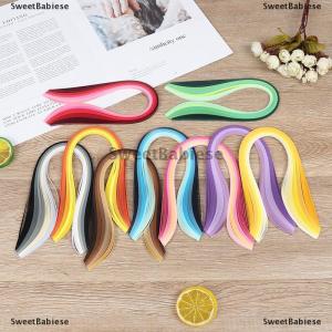 [COD] SweetBabiese 100ชิ้น/เซ็ตกระดาษ quilling Strips Set 3mm 39cm กระดาษสำหรับ CRAFT DIY quilling TOOL
