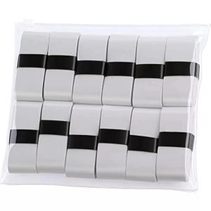 12PCS Tennis Grip Tape for Racket Anti-Slip Sweat-Absorbent/Durable for Badminton Racket Pickleball Grip