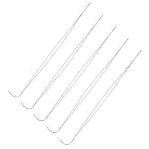 5PCS Big Eye Curved Beading Needles Stainless Steel Sewing Needles DIY Making