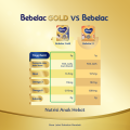 BEBELAC Gold 3 360 gr Vanila Susu Pertumbuhan Anak 1 - 5 Tahun. 
