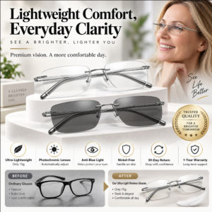 JL Smart Zoom Photochromic Progressive Designer Reading Glasses Auto Focus Starry Design Women Men Readers