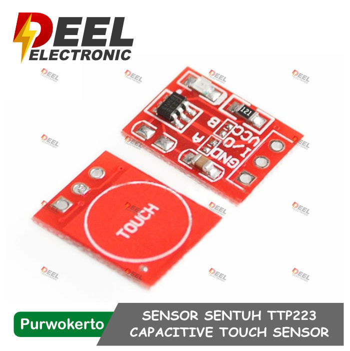 SENSOR SENTUH TTP223 CAPACITIVE TOUCH SELF LOCKING SWITCH ARDUINO ...
