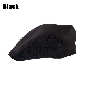 Chef Hat Cafe Bar Waiter Beret Cap 56-60cm Mesh Breathable Cook Beret Hat for Chef and Bakers