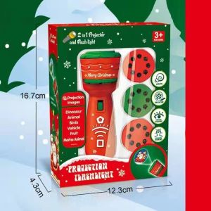 24 Patterns Christmas Projector Flashlight Children Festival Gift Funny Toy