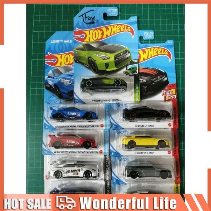 Hot Wheels Nissan GT-R R35 GTR LBWK Guaczilla Liberty Walk Blue Red ...