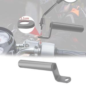 Motorcycle Mirror Extend Riser Spacers Aluminum Alloy Holder Extension Adapter Bracket Universal Motorcross Accessories