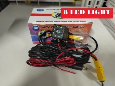 Car Reverse Camera Night Vision Rear View CCD 8 LED Camera Reverse Parking Camera Waterproof Reverse Light Car Player Monitor 360 Reverse Camera Camera Vehicle Backup Cameras Car Reverse Accessories Axia Myvi Saga Persona bezza iriz aruz viva alza wira