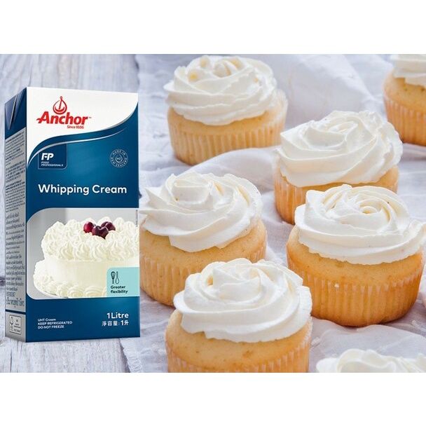 【COD】 Anchor Whipping Cream UHT 1L Expiry Date May 2024 Lazada PH
