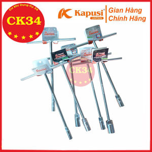 Tay mở ốc chữ T thép Crv tay dài Từ 6mm - 19mm chuyên dụng để vặn mở siết bu lông đai ốc KAPUSI