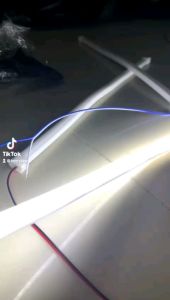 lampu alis neon 30cm diam