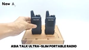 ASIA TALK ULTRA-SLIM PORTABLE RADIO KD-C1T POKET SIZE RADIO MINI WALKIE TALKIE 8CH (1PAIR) MCMC & SIRIM APPROVED