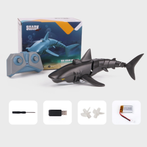 Waterproof 2.4G Remote Control Shark swim underwater electronic pet children RC toy ikan yu jerung mainan kawalan jauh