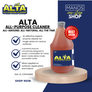 ALTA ALL-PURPOSE CLEANER  ALL-AROUND. ALL-NATURAL. ALL THE TIME 2L CONTAINER