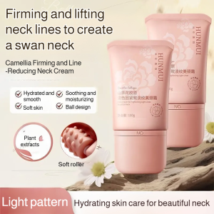 Firming Light Lines Neck Cream Hyaluronic Acid Collagen Moisturizing Camellia Light Lines Neck Cream