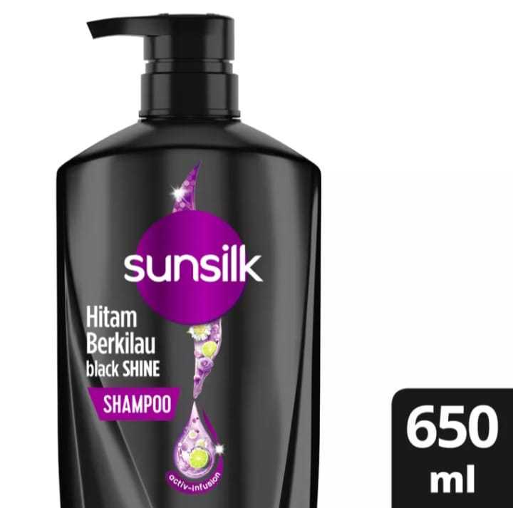 Sunsilk Shampoo Black And Shine 650ml Lazada Indonesia 6443