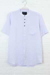 KEMEJA KOKO LENGAN PENDEK POLOS PRIA DEWASA BAHAN RAYON TUWIL PREMIUM