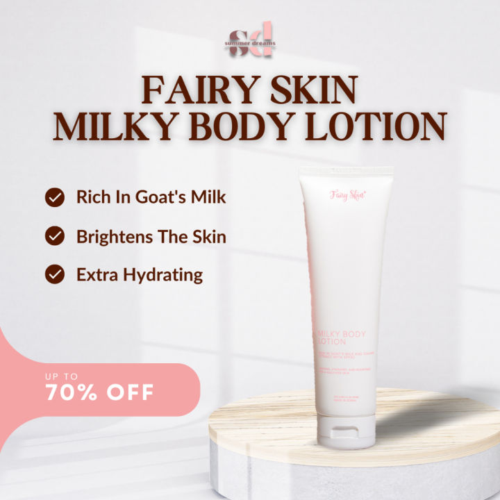 Cod Fairy Skin COD FAIRY SKIN Milky Body Lotion Hydrating Brightening Non-Sticky 100ML ...
