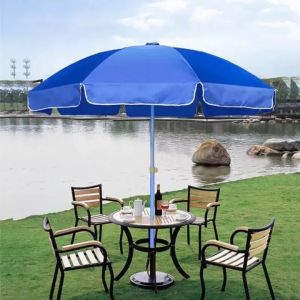 ทนทาน 20ปี thick ร่มสนาม 52นิ้ว ร่มสนามใหญ่ 1800D ร่มใหญ่ 1.8เมตร UV99% กันฝน เคลือบUV โครงกันลมสามชั้น ร่มปรับองศาได้