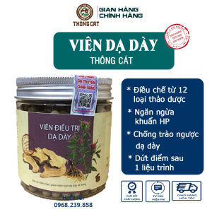 Viên Dạ Dày Tái tạo niêm mạc dạ dày tá tràng hỗ trợ giảm các triệu chứng viêm dạ dày trào ngược dạ dày ức chế vi khuâ.n HP dạ dày Chỉ sau 7 ngày - Đông y gia truyền Thông Cát 1918