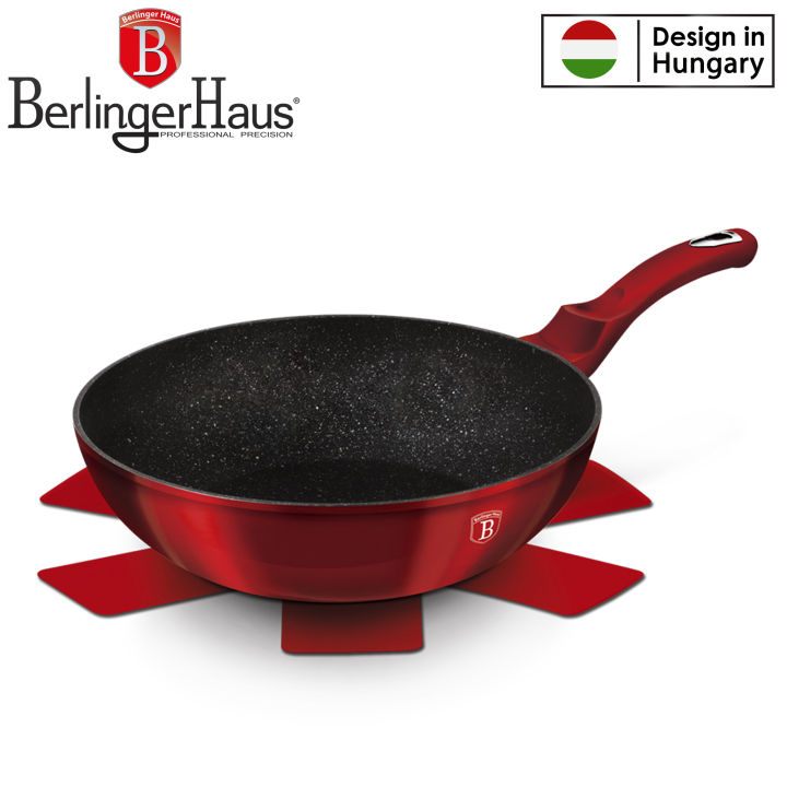 BerlingerHaus - Braadpan Met Titanium Oppervlak Deksel 20 Cm Groen Img Bh0128 2 Fd 11
