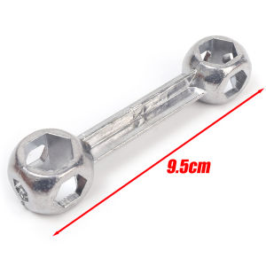 2 cái cờ lê lục giác 10 trong 1 Kim loại cờ lê lắp đặt vít lục giác xe đạp xe hơi 6 ~ 15mm dụng cụ tháo nhiều mục đích tay áo cờ lê hình xương