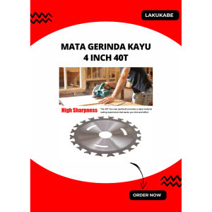 Mata Gerinda Kayu 4 Inch 40T Double Side Belah Circular Blade Diameter 110mm