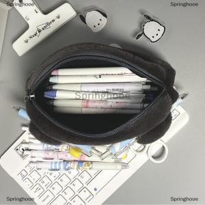 [COD] Springhooe กระเป๋าใส่ดินสอกำมะหยี่ขนาดเล็กลายการ์ตูนเพนกวินน้อยน่ารักความจุขนาดใหญ่ของใช้ในโรงเรียนกระเป๋าเครื่องเขียน