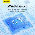 Tai nghe không dây Baseus Bowie WM02 thế hệ mới nhất với Bluetooth 5.3 với cơ chế chống ồn chủ động độ nhậy cao. 