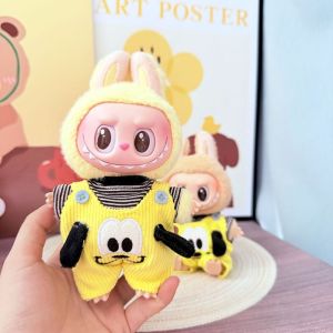 ANGCHI Peaked Cap  Dolls Cloth Handmade Yellow Dog 17cm Plush Dolls Clothes Trim Replacement Sitting  Time Cloth Cotton Doll Accessories