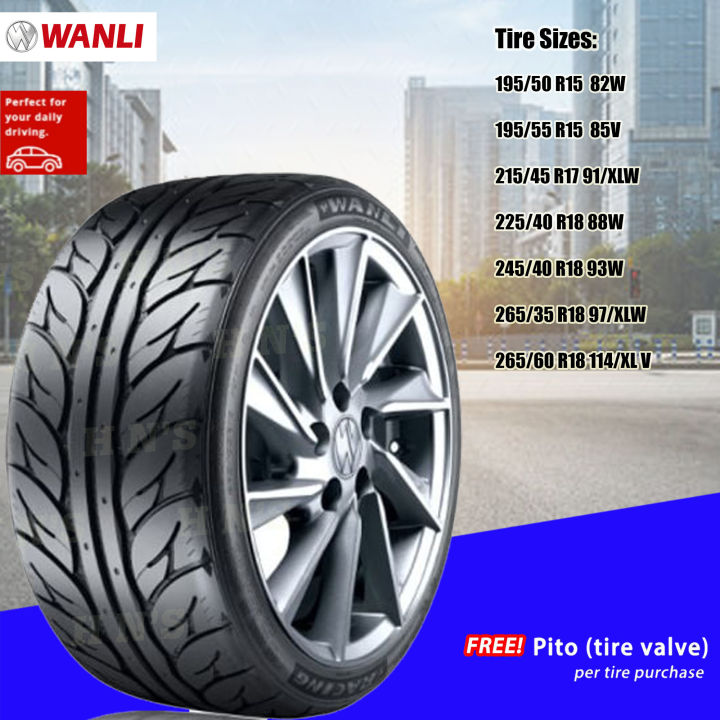 Wanli Sport Racing Race Cars Tires Passenger Car Tires RIM 15