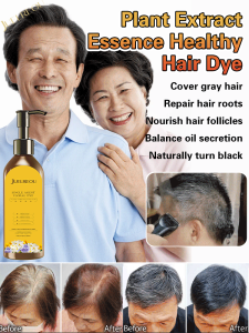 [JUELREOU]Rumus Tumbuhan Alami Pewarna Rambut Satu Agen dengan Wangi Bunga 300ml/ Tanpa Ammonia dan Hidrogen Peroxide / Tanpa Hidrogen Peroxide dan Tidak Mengiritasi / Ekstrak Tumbuhan / Hair Dye Cream Plant Floral Single Hair Dye