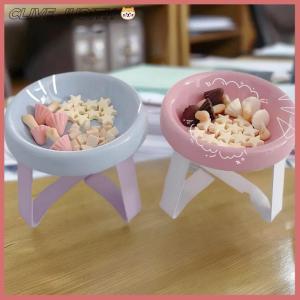 CISWGE New Spine Protection Pet Bowl High Feet Neck Protection Cat Bowl With Stand Pet Food Bowl Pet Supplies