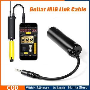 Guitar link Cable Adapter IRIG Interface Converter Guitar Effects Interface Adapter Converter Link Compatible for iPhoneiPod Touch