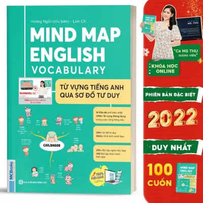 Mindmap English Vocabulary - Từ Vựng Tiếng Anh Qua Sơ Đồ Tư Duy (PHIÊN BẢN ĐẶC BIỆT 2022) - Kèm khóa học chi tiết